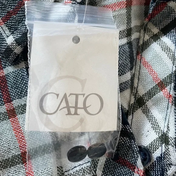 Long Sleeve Button Up Shirt Plus Size 22/24W NEW - Picture 7 of 10